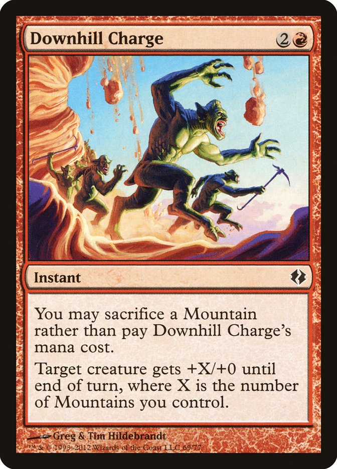 Downhill Charge [Duel Decks: Venser vs. Koth] | Exor Games Truro
