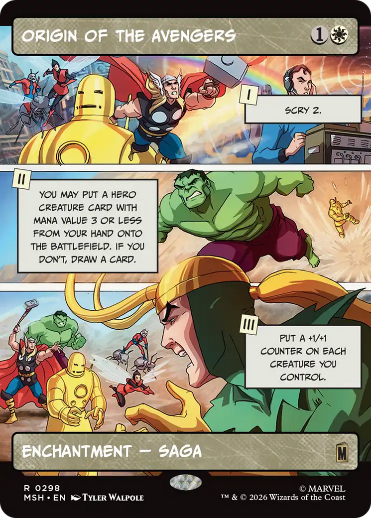 Origin of the Avengers (Borderless) [Marvel Super Heroes] | Exor Games Truro