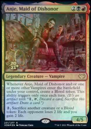 Anje, Maid of Dishonor [Innistrad: Crimson Vow Prerelease Promos] | Exor Games Truro