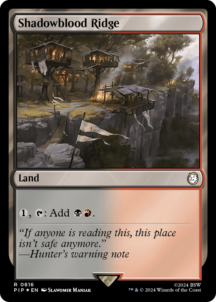Shadowblood Ridge (Surge Foil) [Fallout] | Exor Games Truro