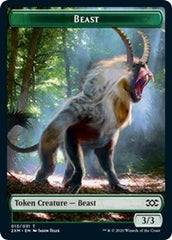 Beast // Treasure Double-Sided Token [Double Masters Tokens] | Exor Games Truro