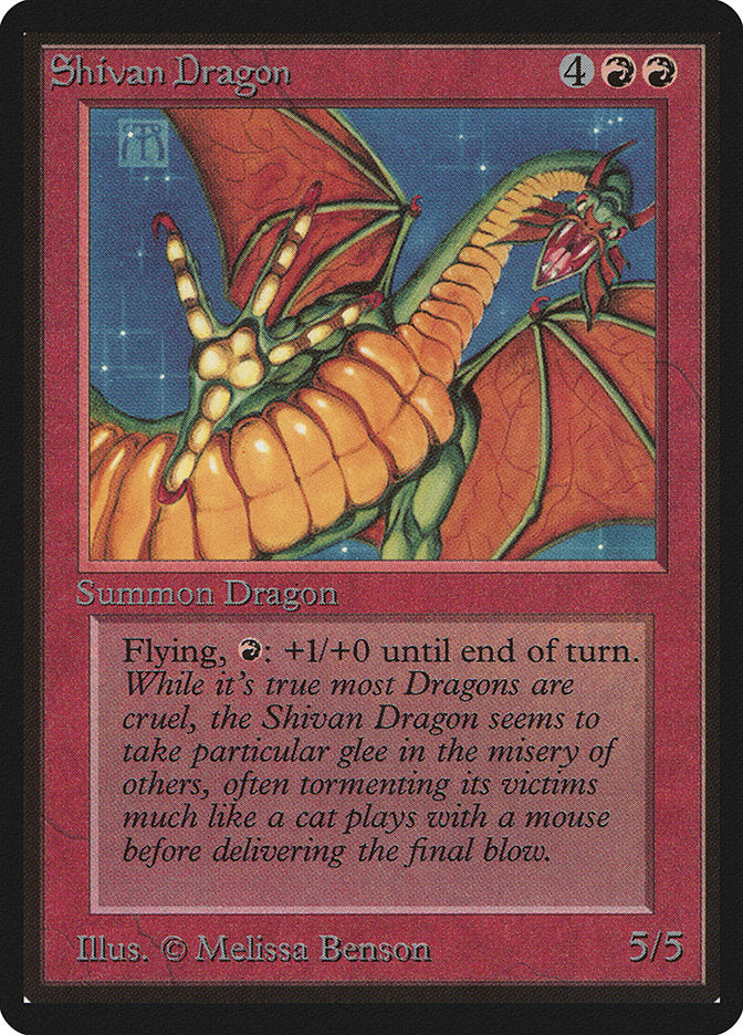 Shivan Dragon [Beta Edition] | Exor Games Truro