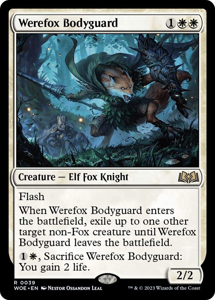 Werefox Bodyguard [Wilds of Eldraine] | Exor Games Truro