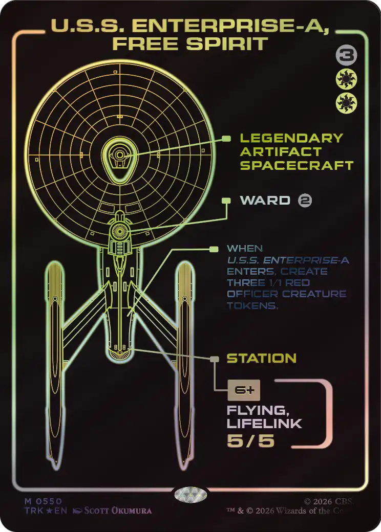 U.S.S. Enterprise-A, Free Spirit (Showcase) [Star Trek] | Exor Games Truro