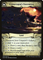 Conqueror's Galleon // Conqueror's Foothold [Ixalan Prerelease Promos] | Exor Games Truro