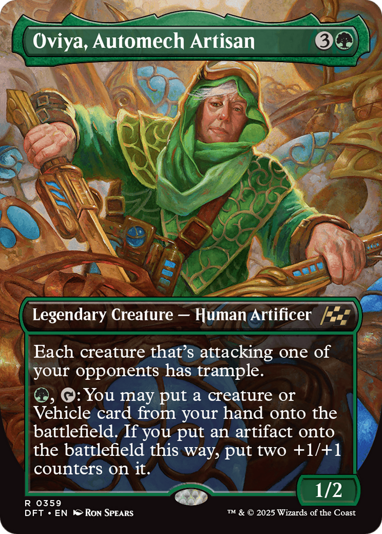 Oviya, Automech Artisan (Borderless) [Aetherdrift] | Exor Games Truro