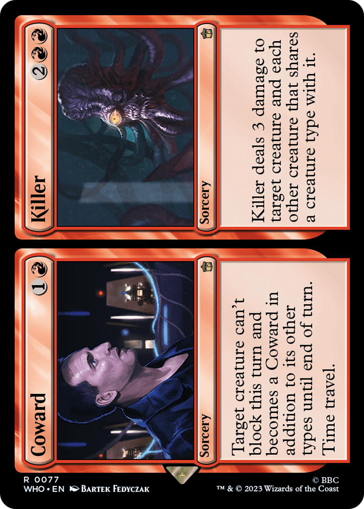 Coward // Killer [Doctor Who] | Exor Games Truro