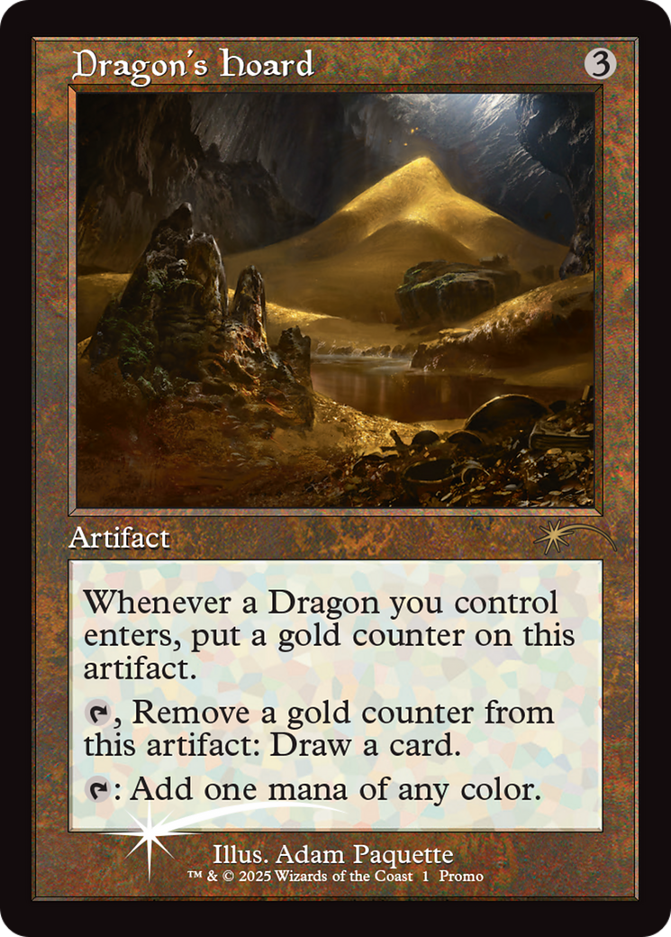 Dragon's Hoard (Retro Frame) [Wizards Play Network 2025] | Exor Games Truro