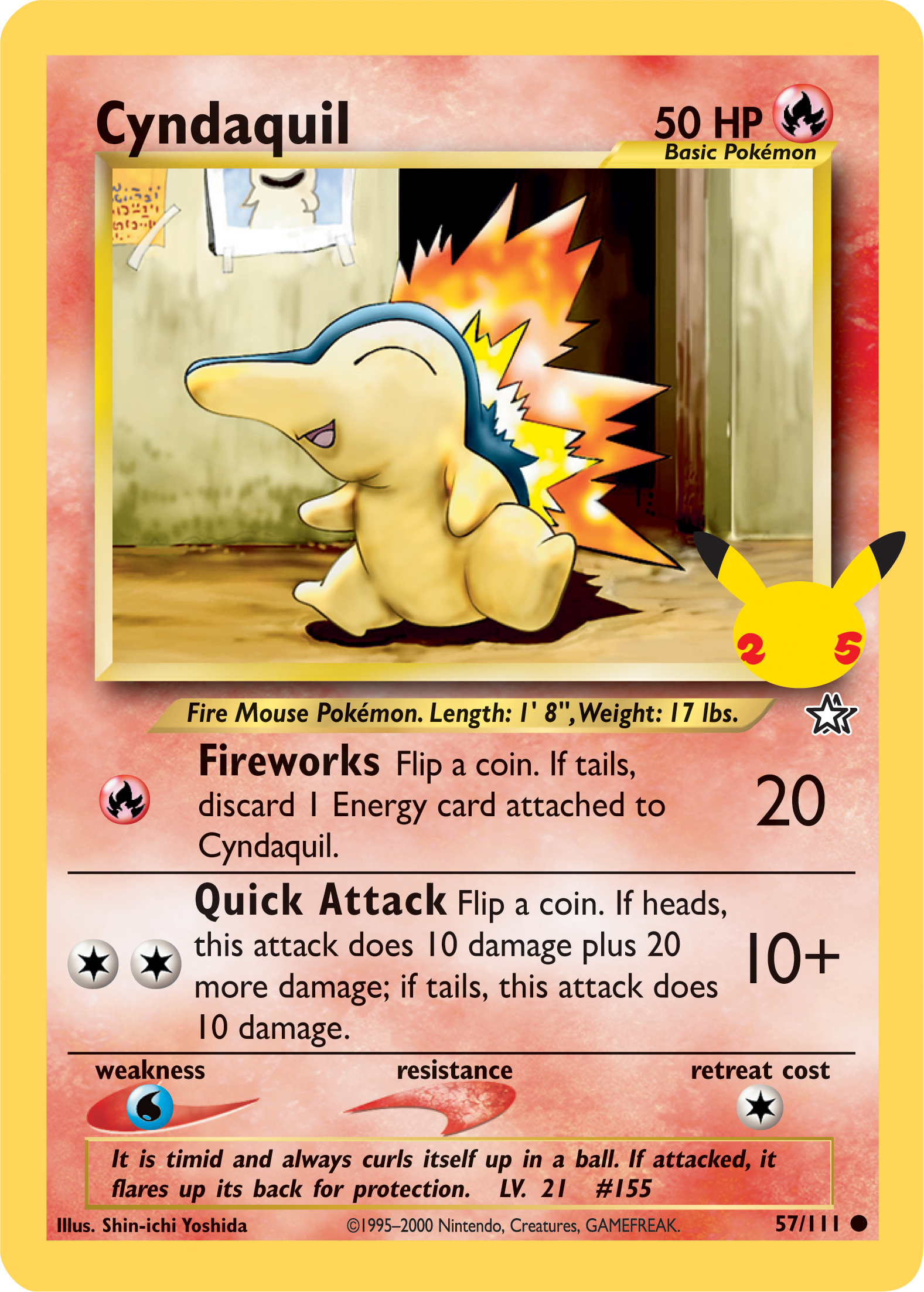 Cyndaquil (57/111) (Jumbo Card) [First Partner Pack] | Exor Games Truro