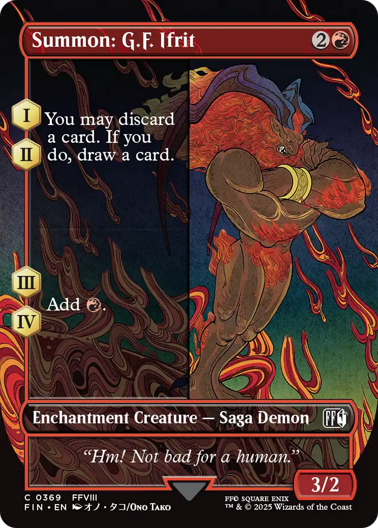 Summon: G.F. Ifrit (Borderless) [FINAL FANTASY] | Exor Games Truro