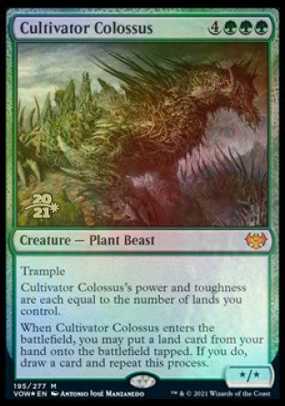 Cultivator Colossus [Innistrad: Crimson Vow Prerelease Promos] | Exor Games Truro