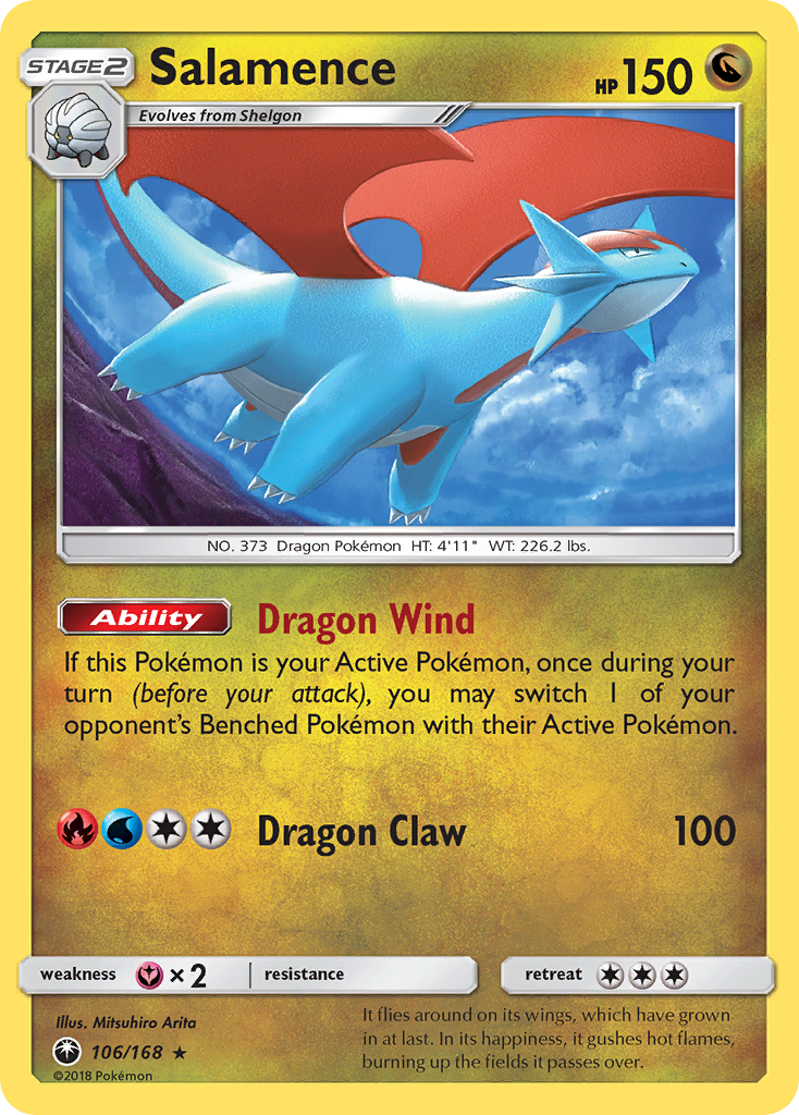 Salamence (106/168) [Sun & Moon: Celestial Storm] | Exor Games Truro