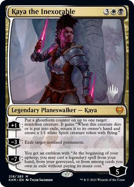 Kaya the Inexorable (Promo Pack) [Kaldheim Promos] | Exor Games Truro