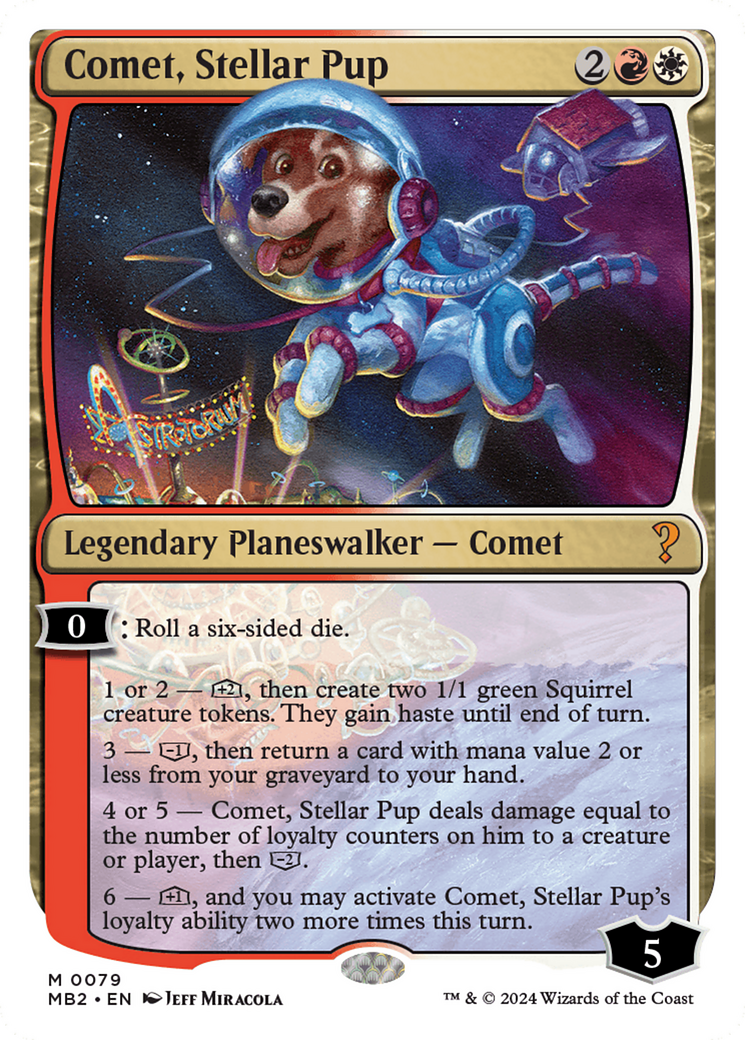 Comet, Stellar Pup [Mystery Booster 2] | Exor Games Truro