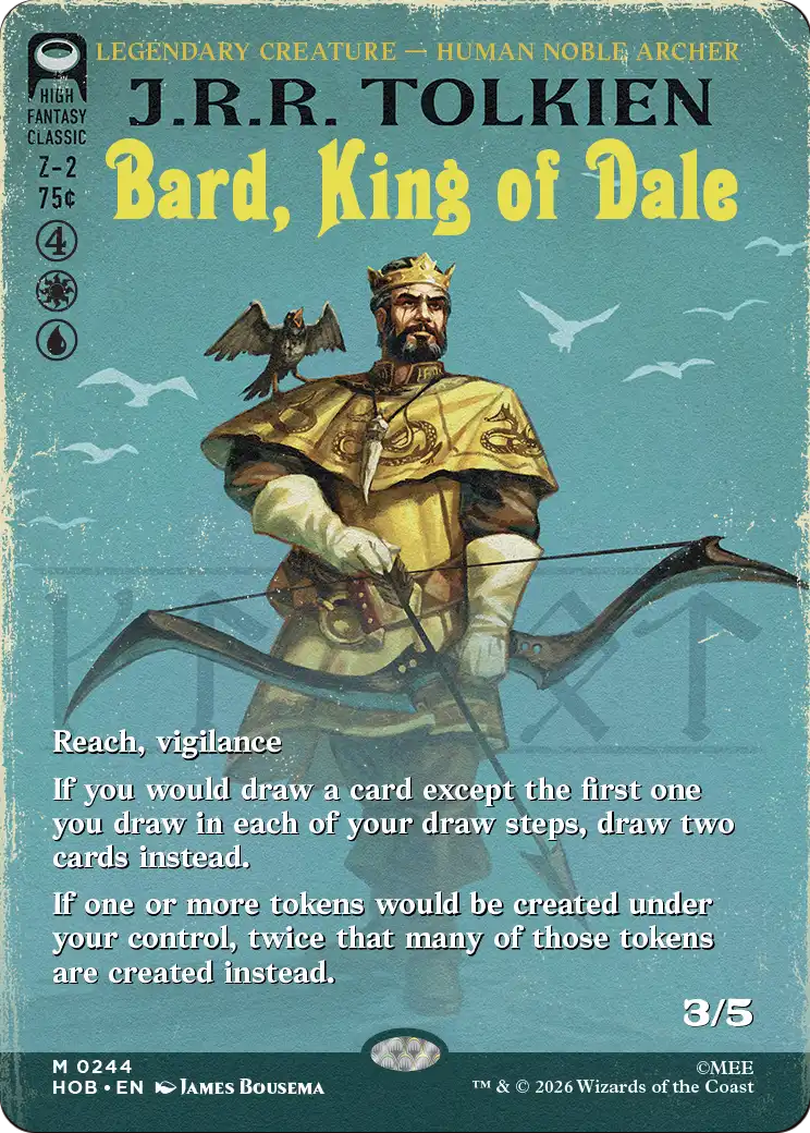 Bard, King of Dale (Borderless) [The Hobbit] | Exor Games Truro