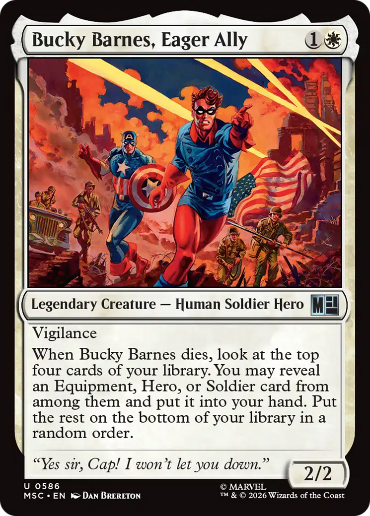 Bucky Barnes, Eager Ally [Marvel Super Heroes Commander] | Exor Games Truro