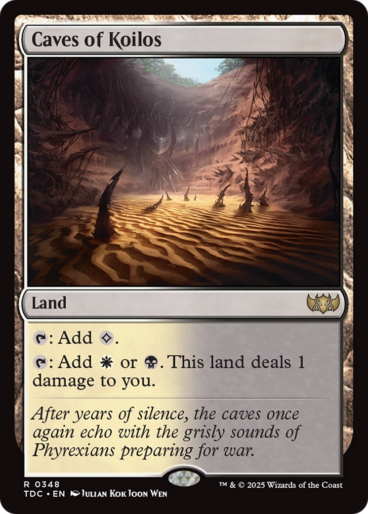 Caves of Koilos [Tarkir: Dragonstorm Commander] | Exor Games Truro