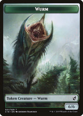 Beast (013) // Wurm Double-Sided Token [Commander 2019 Tokens] | Exor Games Truro