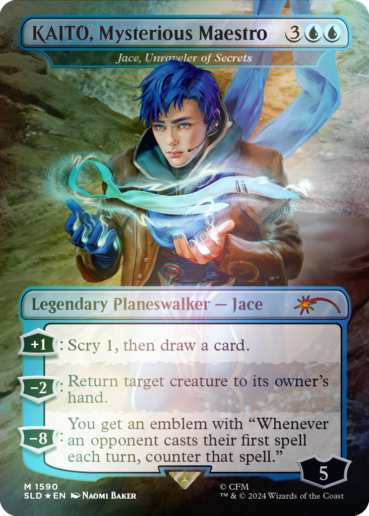 KAITO, Mysterious Maestro - Jace, Unraveler of Secrets (Rainbow Foil) [Secret Lair Drop Series] | Exor Games Truro