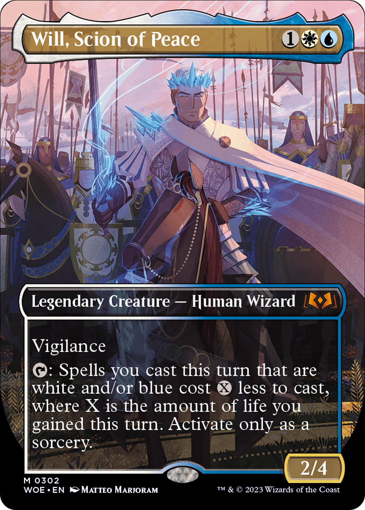 Will, Scion of Peace (Borderless Alternate Art) [Wilds of Eldraine] | Exor Games Truro