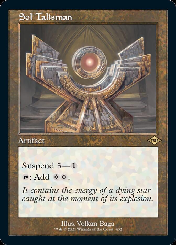 Sol Talisman (Retro) [Modern Horizons 2] | Exor Games Truro
