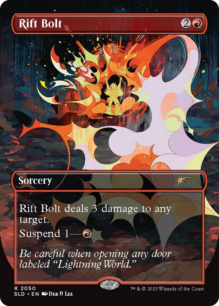 Rift Bolt (2050) (Rainbow Foil) [Secret Lair Drop Series] | Exor Games Truro