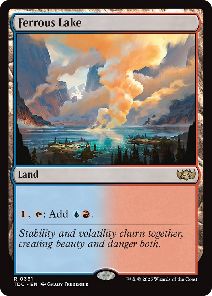 Ferrous Lake [Tarkir: Dragonstorm Commander] | Exor Games Truro