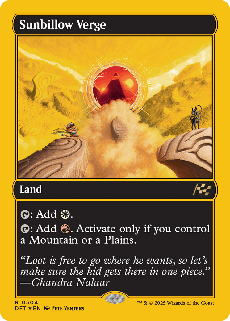 Sunbillow Verge (First-Place Foil) [Aetherdrift] | Exor Games Truro