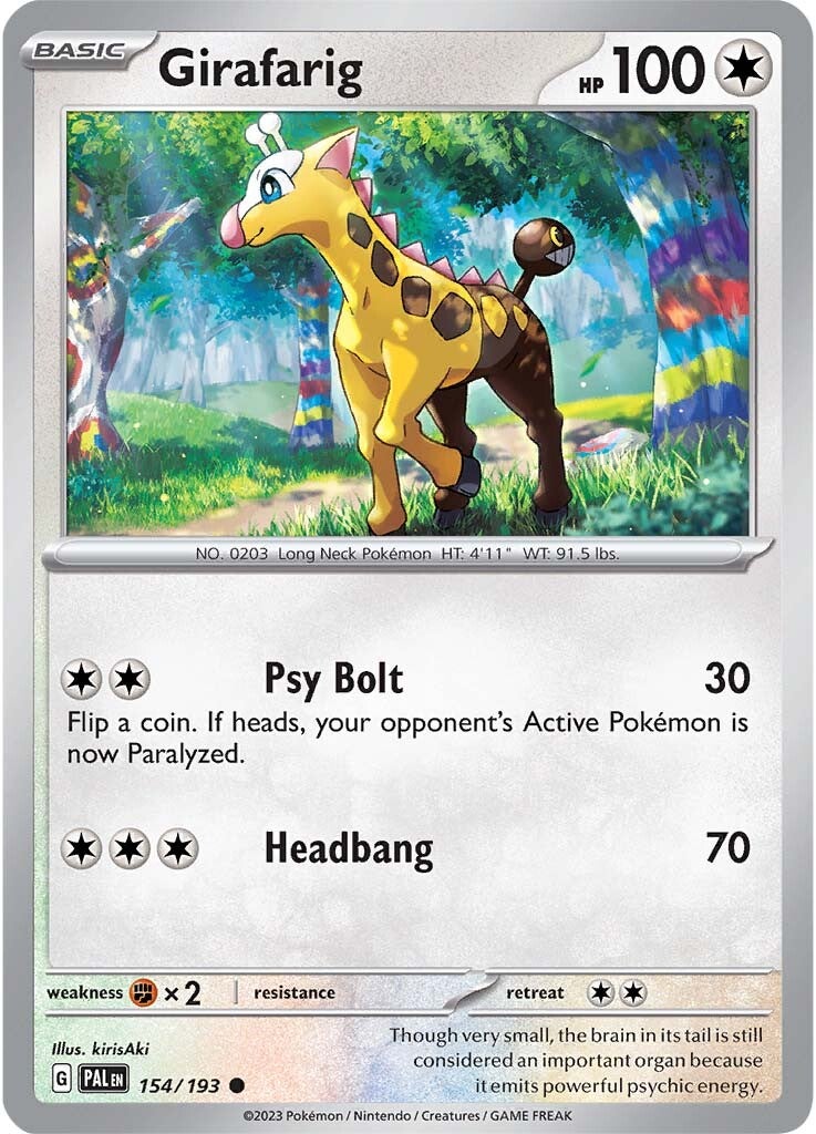 Girafarig (154/193) [Scarlet & Violet: Paldea Evolved] | Exor Games Truro