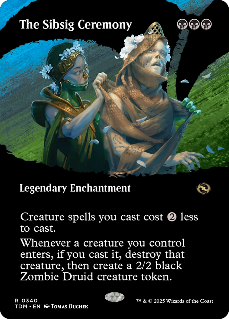 The Sibsig Ceremony (Borderless) [Tarkir: Dragonstorm] | Exor Games Truro