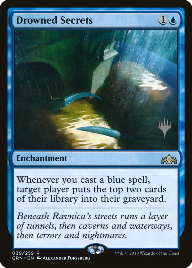 Drowned Secrets (Promo Pack) [Guilds of Ravnica Promos] | Exor Games Truro