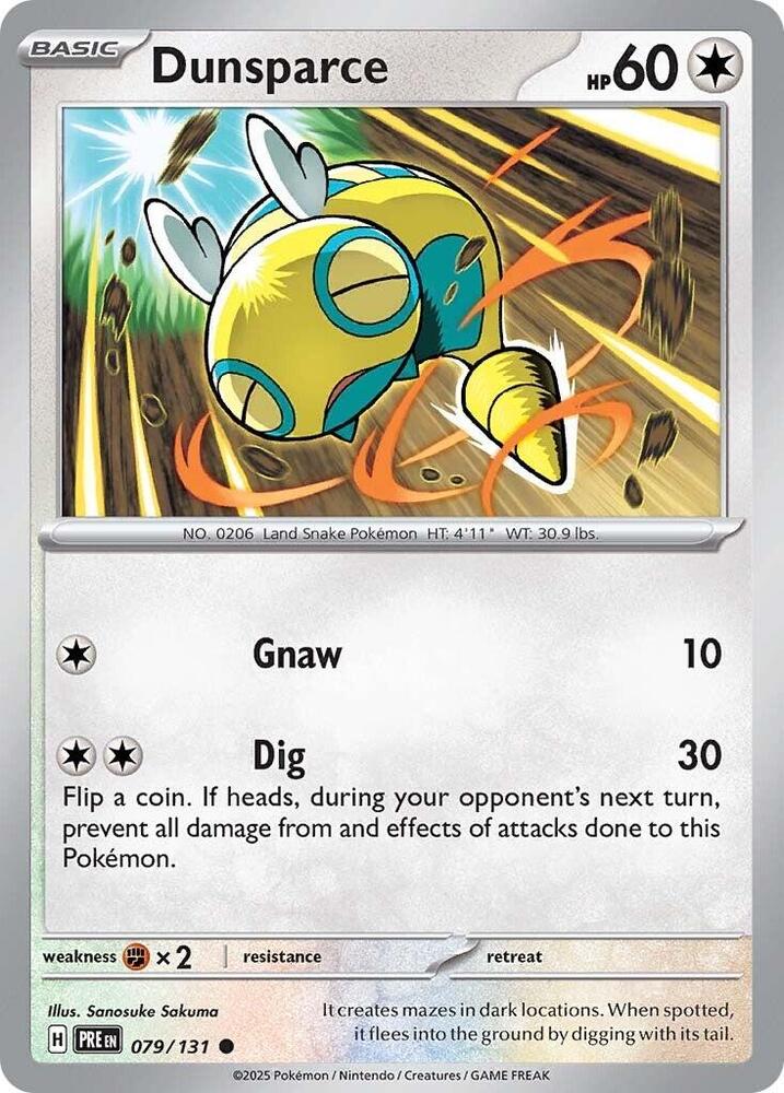 Dunsparce (079/131) [Scarlet & Violet: Prismatic Evolutions] | Exor Games Truro