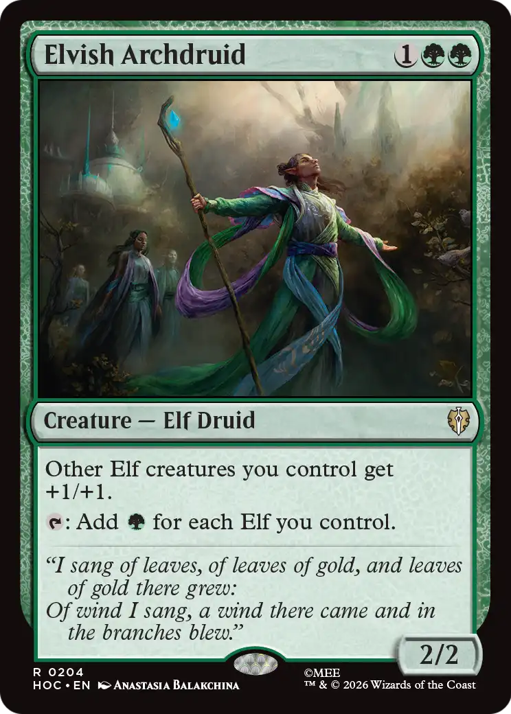 Elvish Archdruid [The Hobbit: Eternal-Legal] | Exor Games Truro