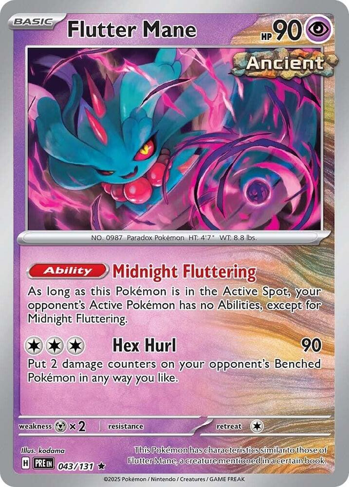 Flutter Mane (043/131) [Scarlet & Violet: Prismatic Evolutions] | Exor Games Truro