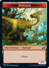 Dinosaur // Human Soldier (003) Double-Sided Token [Ikoria: Lair of Behemoths Tokens] | Exor Games Truro