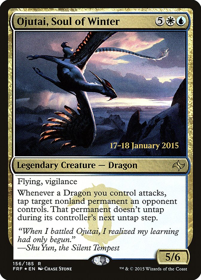 Ojutai, Soul of Winter [Fate Reforged Prerelease Promos] | Exor Games Truro