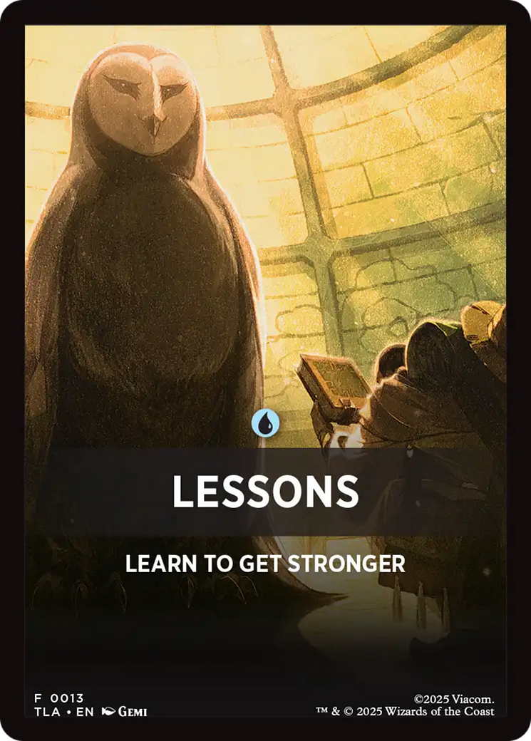 Lessons Theme Card [Avatar: The Last Airbender Tokens] | Exor Games Truro