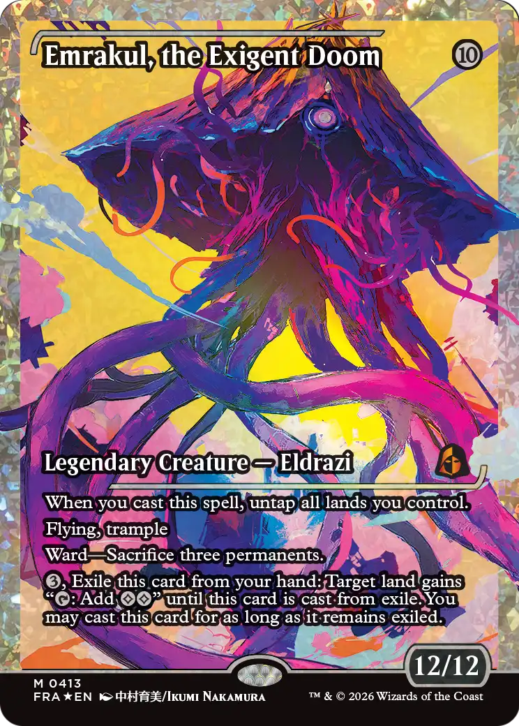 Emrakul, the Exigent Doom (Showcase) (Fracture Foil) [Reality Fracture] | Exor Games Truro