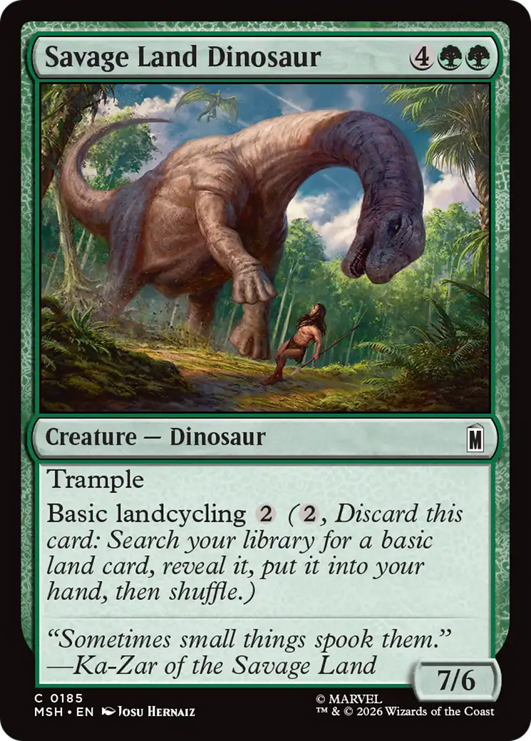 Savage Land Dinosaur [Marvel Super Heroes] | Exor Games Truro