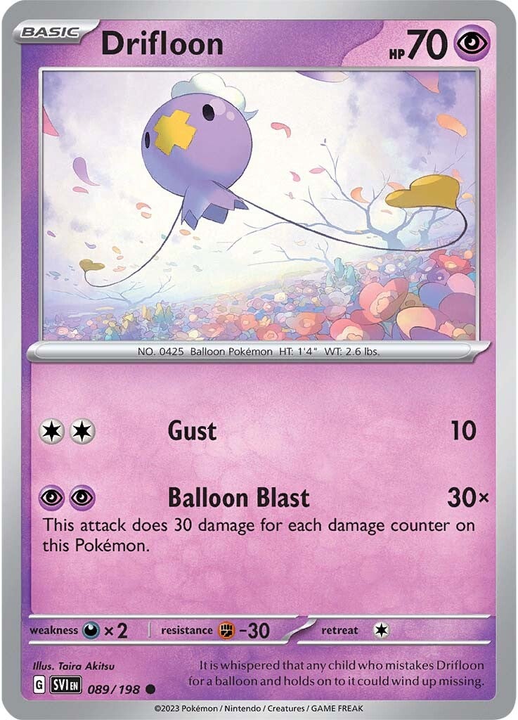 Drifloon (089/198) [Scarlet & Violet: Base Set] | Exor Games Truro