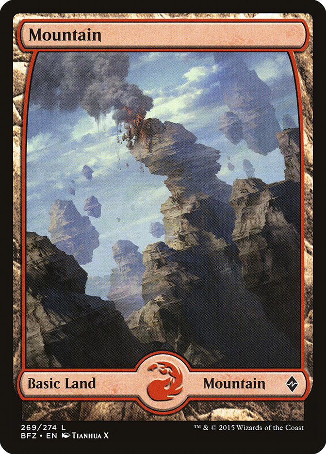 Mountain (269) (Full Art) [Battle for Zendikar] | Exor Games Truro