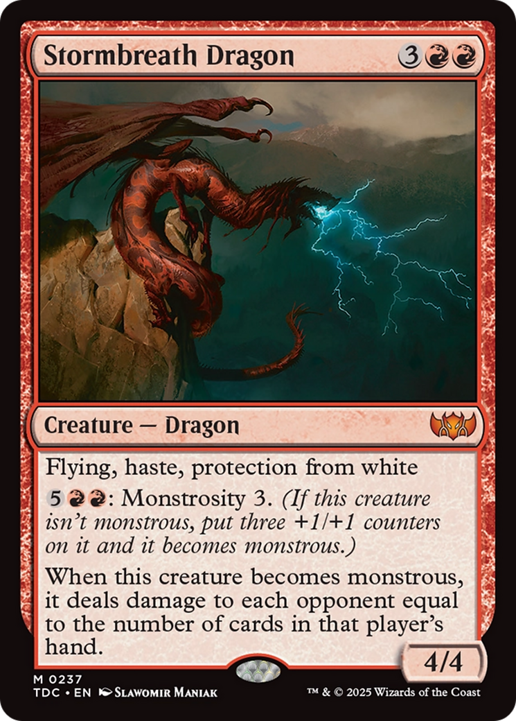Stormbreath Dragon [Tarkir: Dragonstorm Commander] | Exor Games Truro
