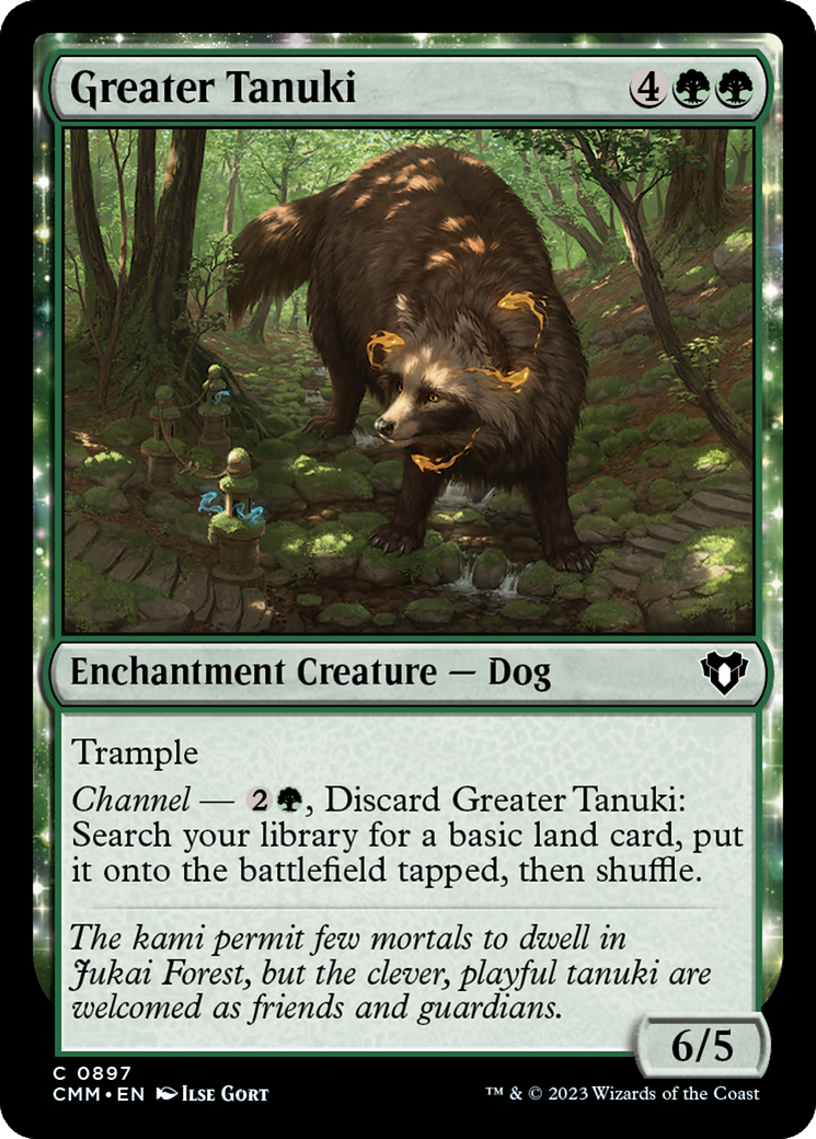 Greater Tanuki [Commander Masters] | Exor Games Truro