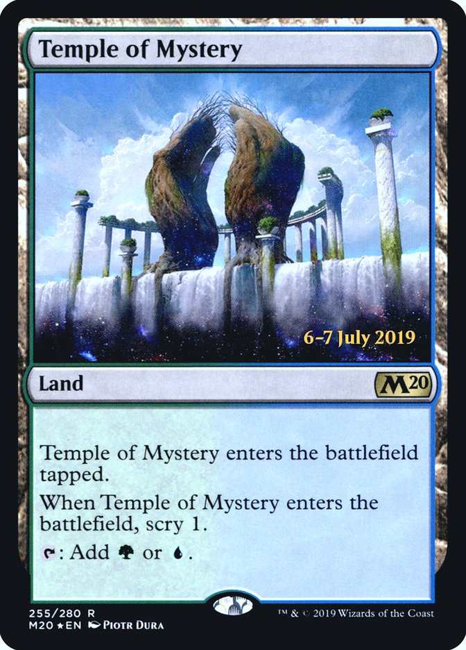Temple of Mystery [Core Set 2020 Prerelease Promos] | Exor Games Truro
