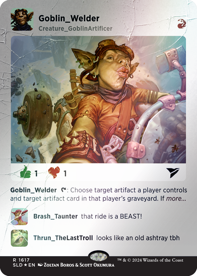 Goblin Welder (Rainbow Foil) [Secret Lair Drop Series] | Exor Games Truro