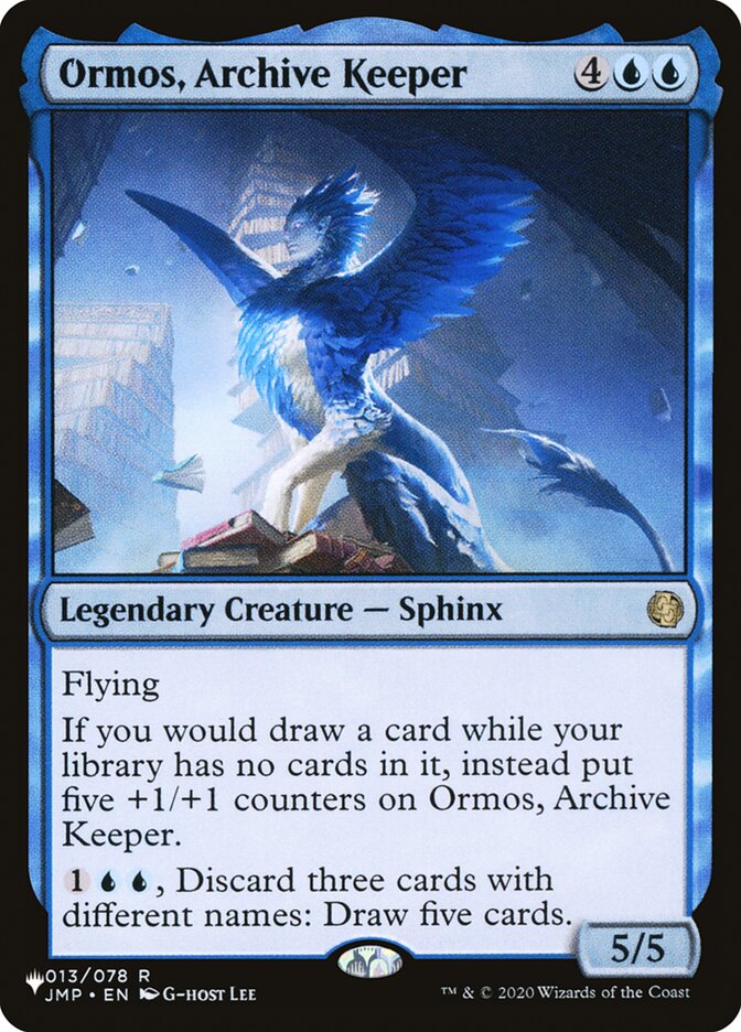 Ormos, Archive Keeper [The List] | Exor Games Truro