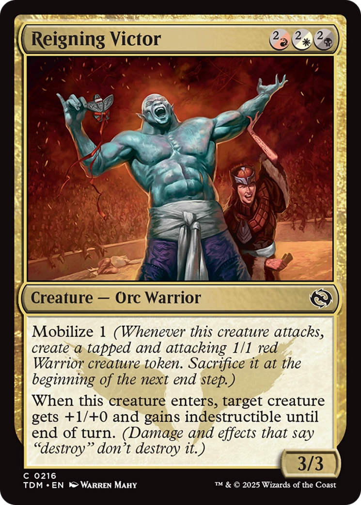 Reigning Victor [Tarkir: Dragonstorm] | Exor Games Truro