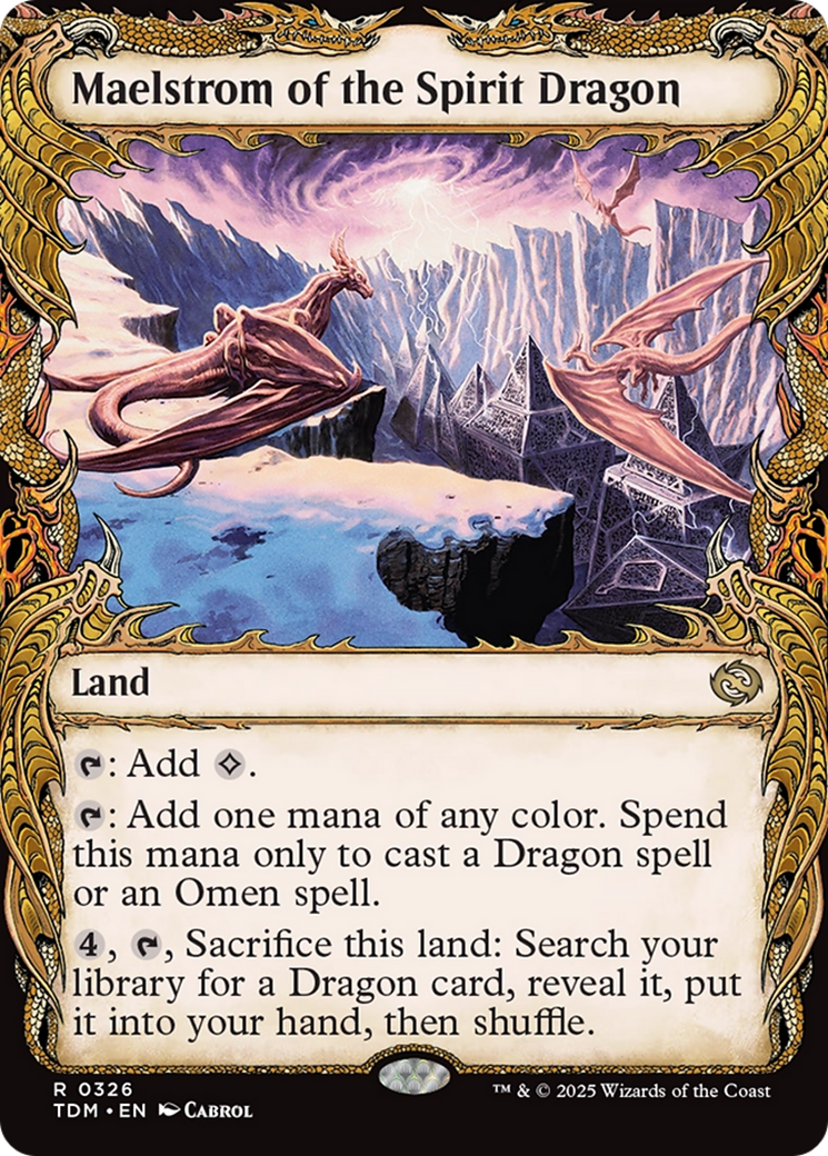 Maelstrom of the Spirit Dragon (Showcase) [Tarkir: Dragonstorm] | Exor Games Truro
