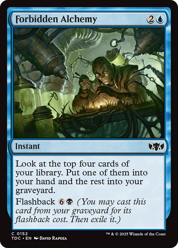 Forbidden Alchemy [Tarkir: Dragonstorm Commander] | Exor Games Truro