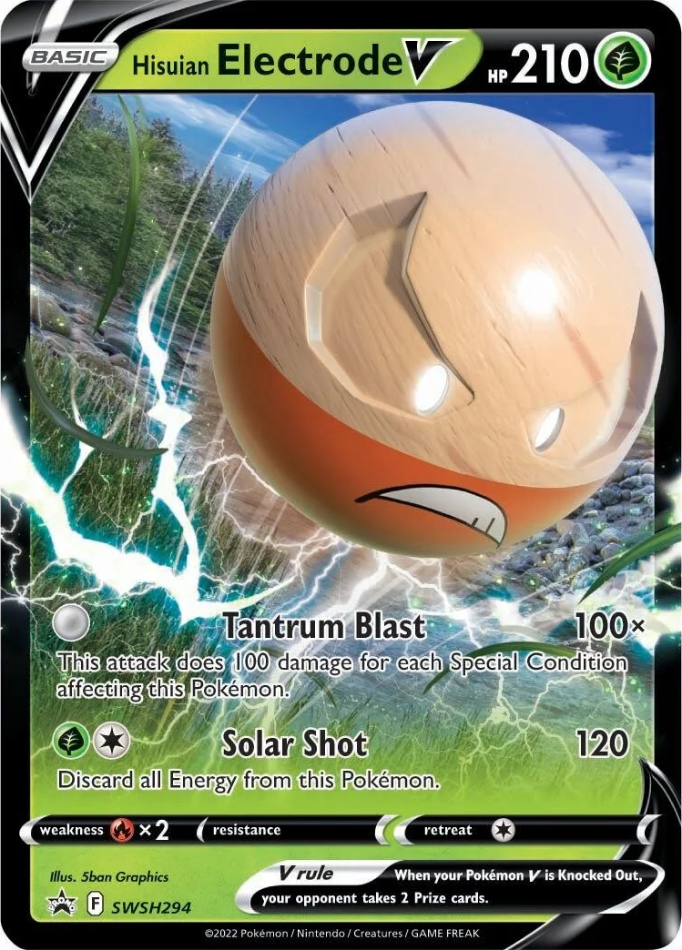 Hisuian Electrode V (SWSH294) [Sword & Shield: Black Star Promos] | Exor Games Truro